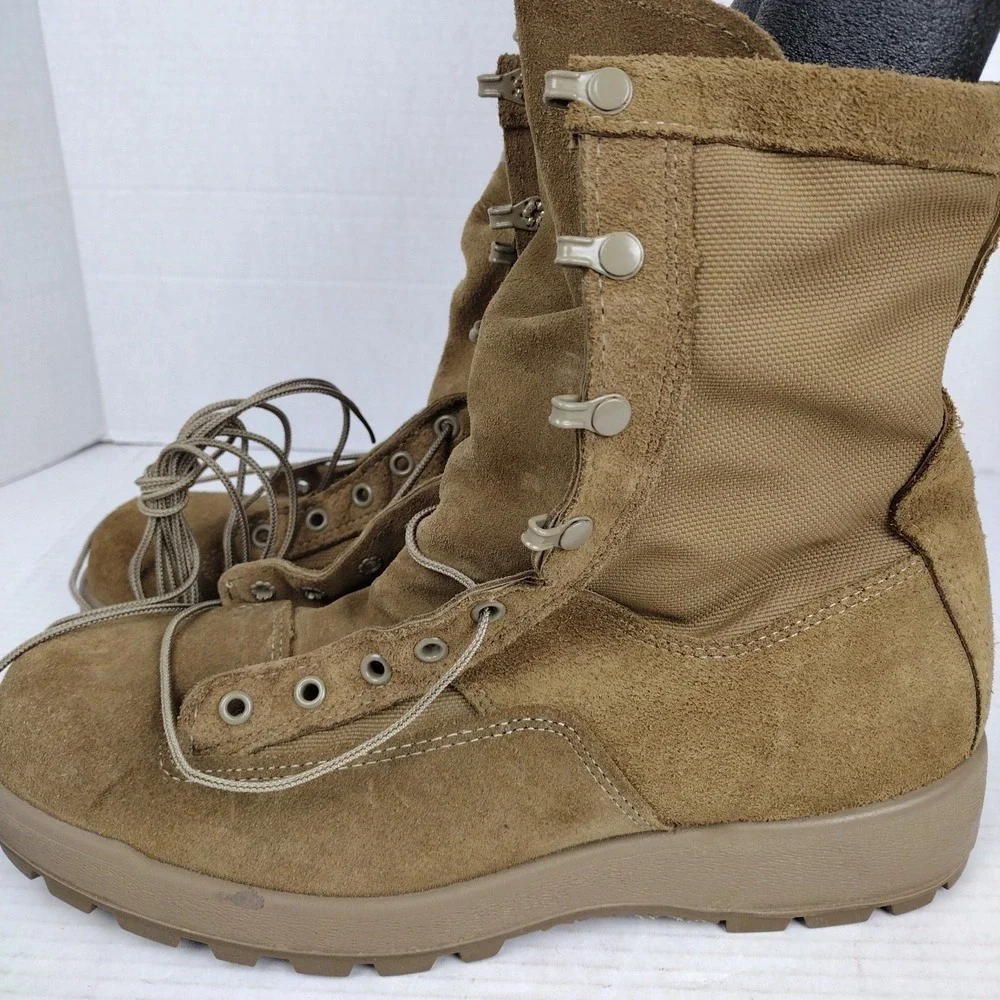 McRae Army Military Coyote Suede Gore-Tex Soft Toe Mens Boots Size 12 NEW